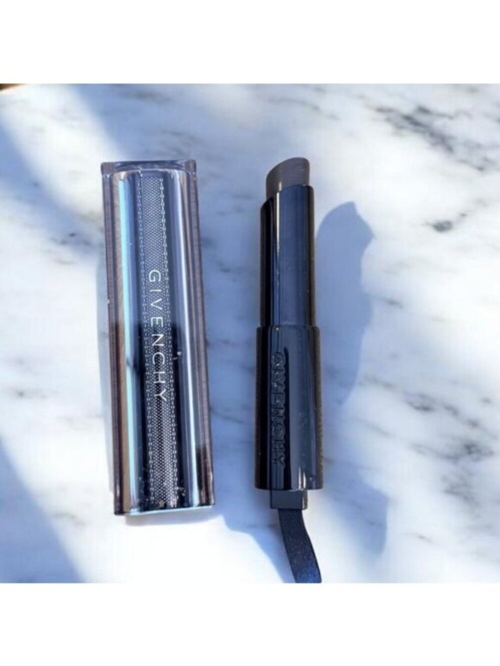 Givenchy Rouge Interdit Vinyl Color Enhancing Lipstick 16 Noir Shade